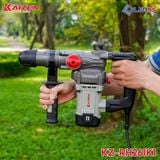  MÁY KHOAN ĐỤC BÊ TÔNG KAIZEN MŨI 26MM 2 CHỨC NĂNG KHOAN VÀ ĐỤC MÃ KZ-RH261K1 CHÂN PIN PHỔ THÔNG 