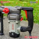  MÁY KHOAN ĐỤC BÊ TÔNG KAIZEN MŨI 26MM 2 CHỨC NĂNG KHOAN VÀ ĐỤC MÃ KZ-RH261K1 CHÂN PIN PHỔ THÔNG 
