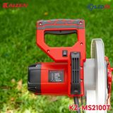  MÁY CẮT NHÔM GỖ TY TRƯỢT LƯỠI 255MM VERSION ĐỎ KAIZEN MÃ KZ-MS2100T CÔNG SUẤT 2100W 