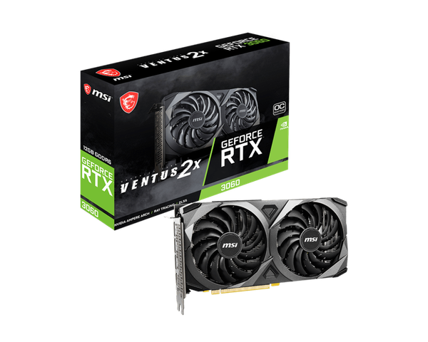 VGA MSI RTX 3060 VENTUS 2X 12GB OC GDDR6