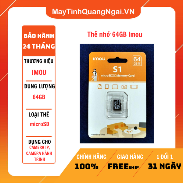 Thẻ nhớ 64GB Imou