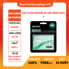 SSD 512GB HIKSEMI HS-SSD-WAVE SATA 3