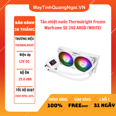 Tản nhiệt nước Thermalright Frozen Warframe SE 240 ARGB (WHITE)