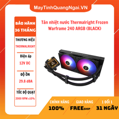 Tản nhiệt nước Thermalright Frozen Warframe 240 ARGB (BLACK)