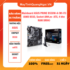 Mainboard ASUS PRIME B550M-A (WI-FI) (AMD B550, Socket AM4,m- ATX, 4 khe RAM DRR4)