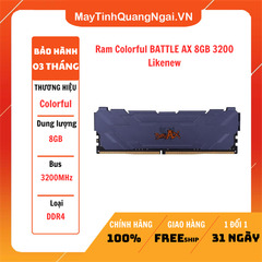 Ram Colorfull BATTLE AX 8GB 3200 Likenew