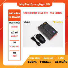 Chuột Fuhlen G60S Pro - RGB (Black)