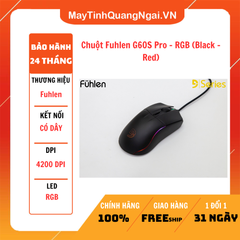 Chuột Fuhlen G60S Pro - RGB (Black - Red)
