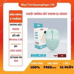 CHUỘT KHÔNG DÂY VISION Q1 GREEN