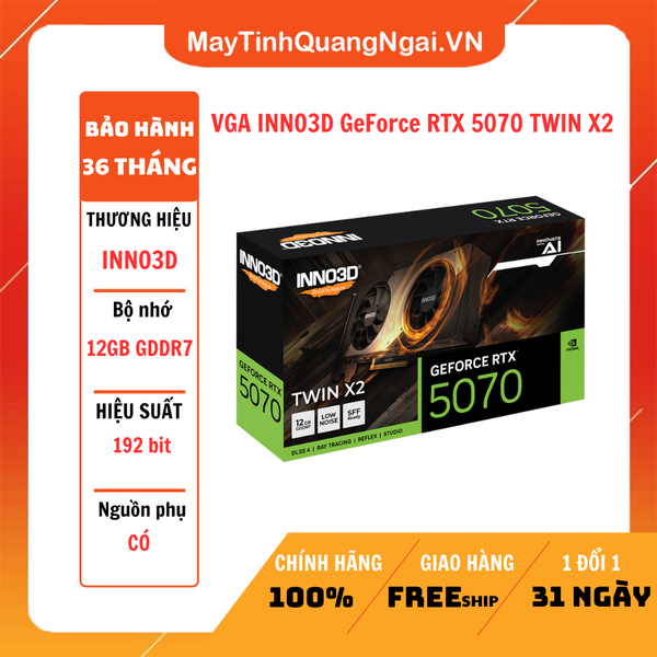 VGA INNO3D GeForce RTX 5070 TWIN X2