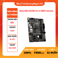 Main MSI H510M Pro-E DDR4 Likenew