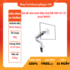 Giá đỡ màn hình Máy tính NB-F80 (17-27 inch) WHITE