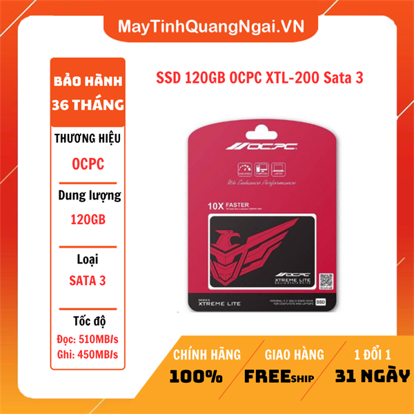 SSD 120GB OCPC XTL-200 Sata 3
