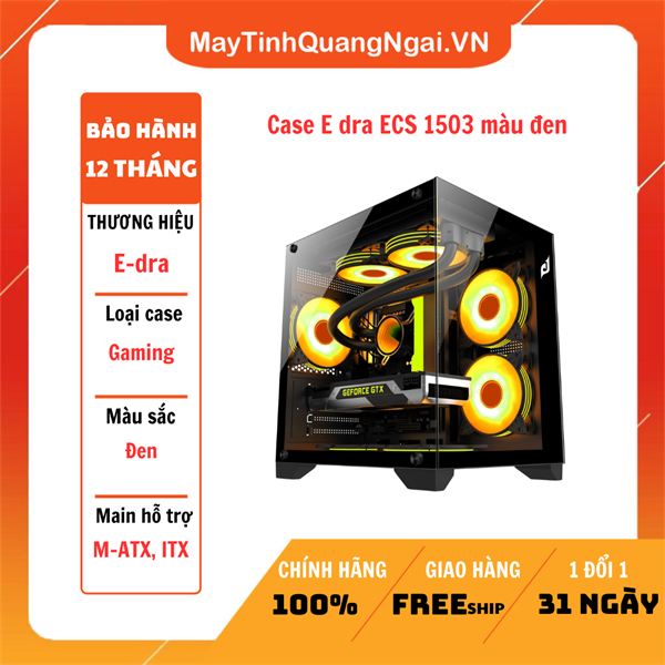 Case E dra ECS 1503 màu đen