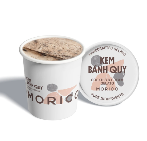 Cookies and Cream Gelato- Kem bánh quy (Kem hũ 120ml)