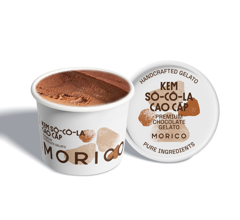 Premium Chocolate Gelato- Kem Socola cao cấp (Kem hũ 120ml)