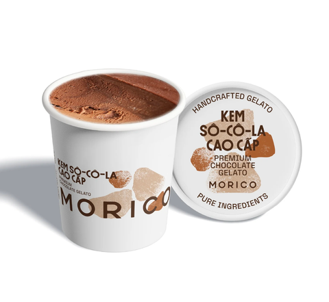 Premium Chocolate Gelato- Kem Socola cao cấp (Kem hũ 120ml)