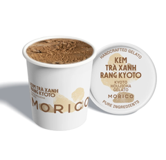 Kyoto Houjicha Gelato - Kem trà xanh rang Houjicha (Kem hũ 120ml)