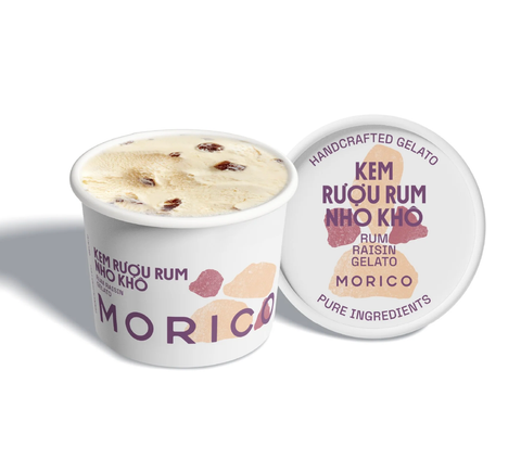 Rum Raisin Gelato - Kem rượu Rum (Kem hũ 120ml)
