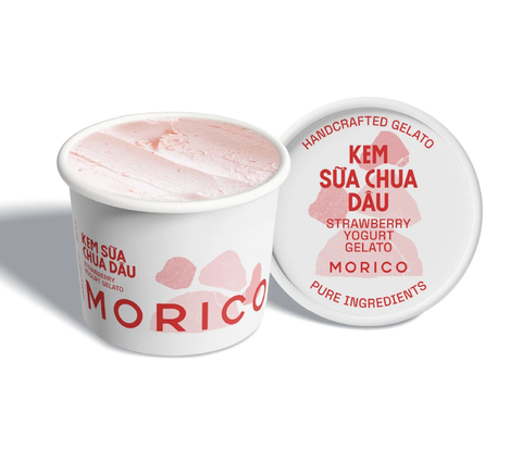 Strawberry Yogurt Gelato- Kem sữa chua dâu (Kem hũ 120ml)