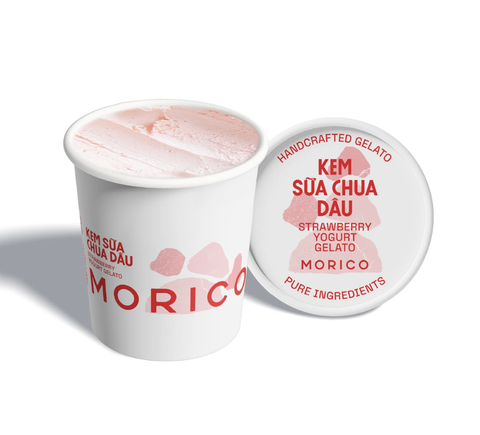 Strawberry Yogurt Gelato- Kem sữa chua dâu (Kem hũ 120ml)