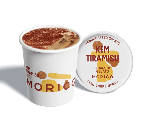 Tiramisu Gelato- Kem tiramisu (Kem hũ 120ml)