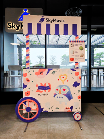 Xe kem công ty Sky Mavis