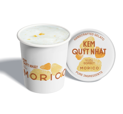 Yuzu Sorbet - Kem quýt Nhật (Kem hũ 120ml)