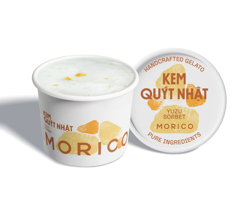 Yuzu Sorbet - Kem quýt Nhật (Kem hũ 120ml)