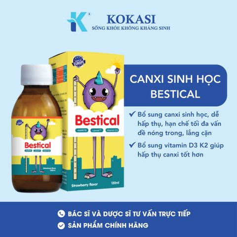  BESTICAL BỔ SUNG CANXI CHO BÉ (120ML) 