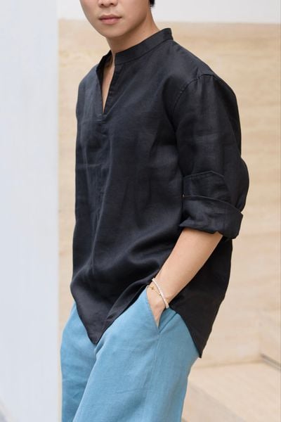  (ED) Band Collar LShirt - L023 