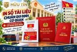  In Sổ, Tài Liệu Đa Dạng Qui Cách Chuẩn Qui Định Cơ Quan Tại Bến Tre 