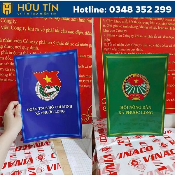  In Bìa Kẹp Tài Liệu Folder Theo Yêu Cầu Cho Cơ Quan, Đơn Vị tại Bến Tre 