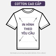 Áo Thun Nam Nữ Unisex Đỏ Cotton Cao Cấp 260gsm_IN THEO YÊU CẦU
