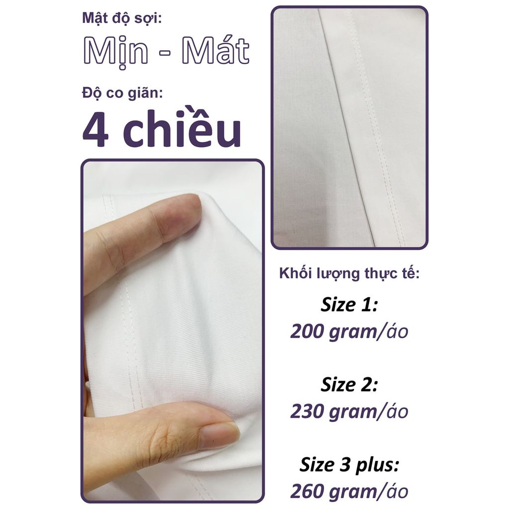 Áo Thun Nam Nữ Unisex Cotton Cao Cấp 260gsm_TRƠN
