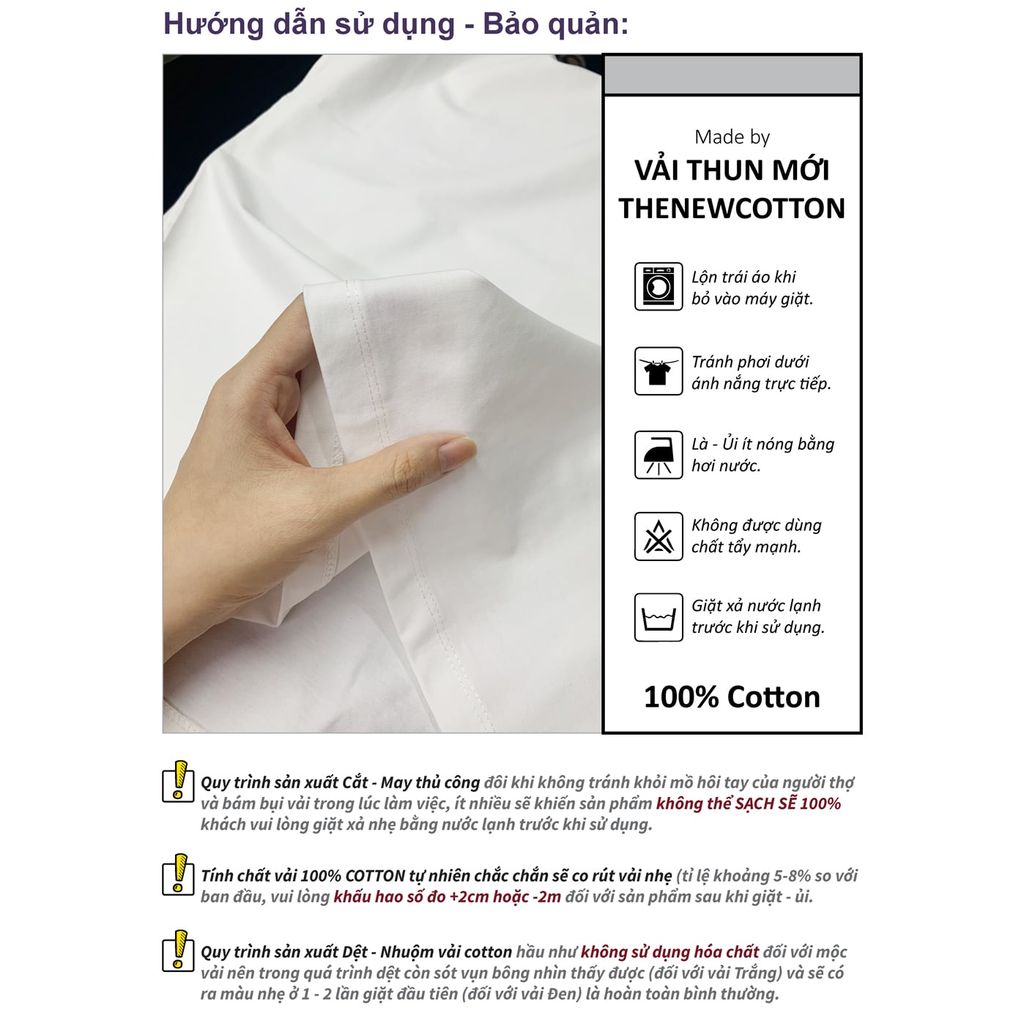 Áo Thun Nam Nữ Unisex Cotton Cao Cấp 260gsm_TRƠN
