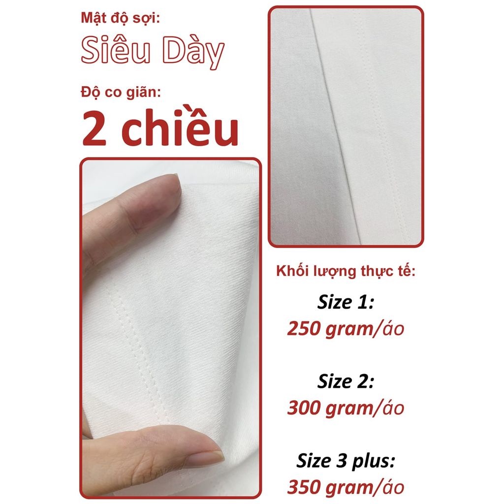 Áo Thun Nam Nữ Bold Oversized Heavy Weight 310gsm_TRƠN
