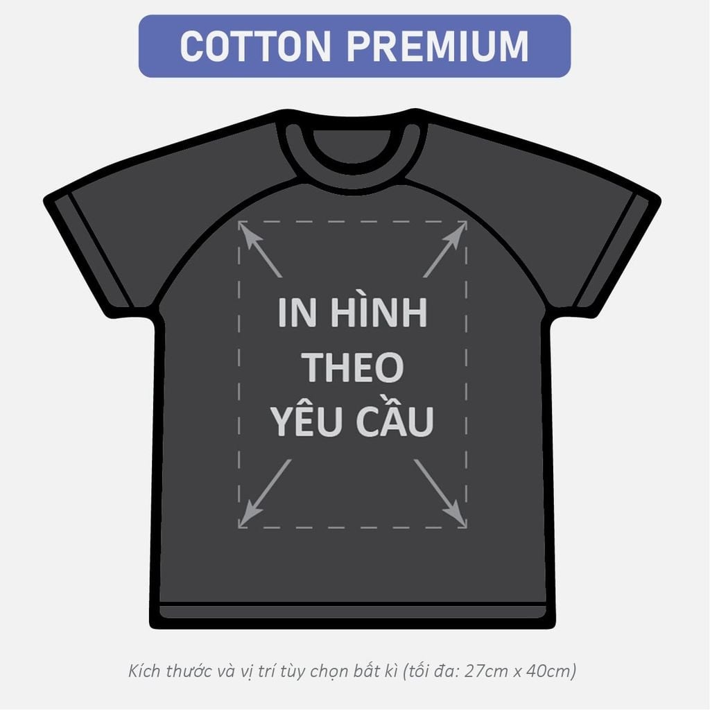 Áo Thun Nam Nữ Raplan Boxy - Fit Đen Cotton Premium 260gsm_IN THEO YÊU CẦU