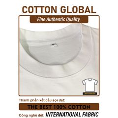 Áo Thun Nam Nữ Boxy Oversized Cotton Global 280gsm_TRƠN