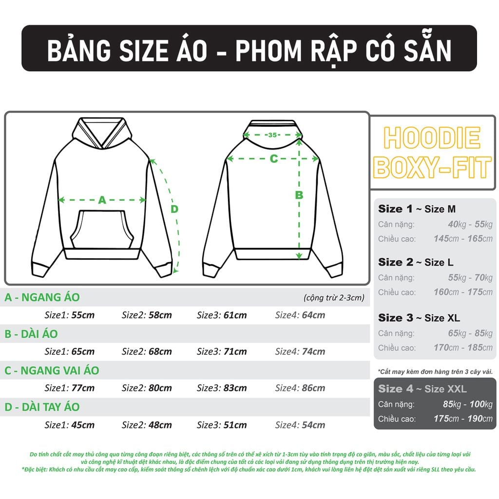Áo Hoodie Nam Nữ Oversized Boxy - Fit Heavy Weight Terry 450gsm_TRƠN