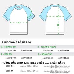Áo Thun Raplan BABY TEE Nữ  Xanh Trắng Rib Cotton 230gsm_IN THEO YÊU CẦU