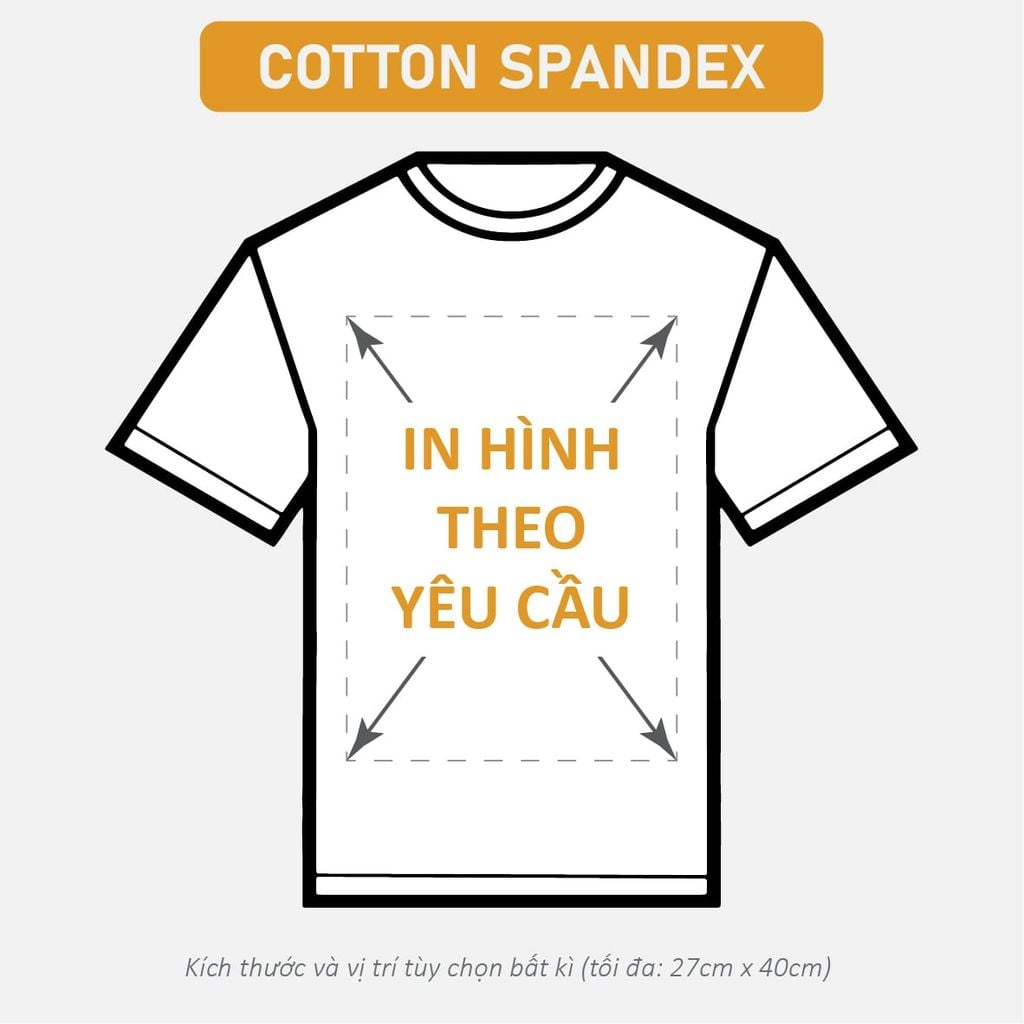 Áo Thun Nam Nữ Unisex Cà Phê Cotton Spandex 180gsm_IN THEO YÊU CẦU