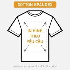 Áo Thun Nam Nữ Unisex Cà Phê Cotton Spandex 180gsm_IN THEO YÊU CẦU