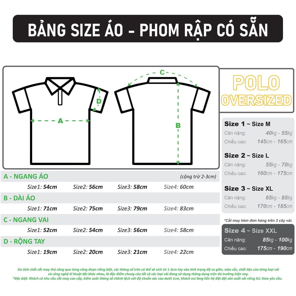 Áo POLO Nam Nữ Unisex Oversized Diamond Cotton 250gsm_TRƠN