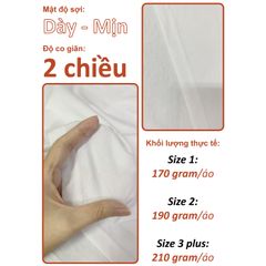 Áo Thun Nam Nữ Square Oversized Semi Cotton 220gsm_TRƠN