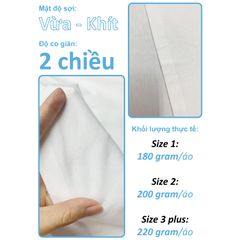 Áo Thun Nam Nữ Square Oversized Cotton Mộc Úc 230gsm_TRƠN
