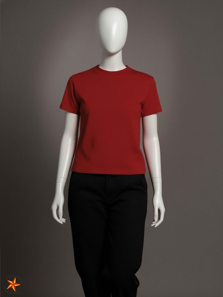 Áo Thun Nữ BABY TEE Premium Rib Cotton 260gsm_TRƠN