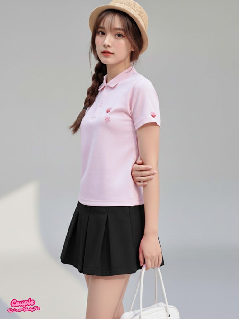 Váy Xếp Ly Dáng Xoè Tennis Skirt Plus Terry 350gsm_TRƠN