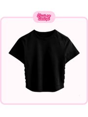 Áo Thun Croptop Nữ BABY TEE Rib Cotton 230gsm_TRƠN