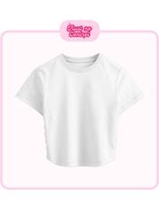 Áo Thun Croptop Nữ BABY TEE Rib Cotton 230gsm_TRƠN